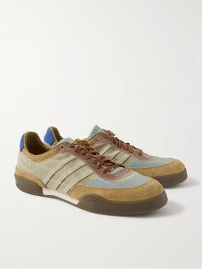 ADIDAS ORIGINALS Craig Green Squash Polta Suede-Trim Canvas Sneakers. Size: UK 7